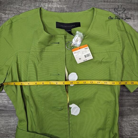 Apostrophe Belted Jacket Size XL - Picture 3 of 5